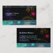 Nocturnal Flora Moderner Arzt Visitenkarte (Vorne/Hinten)