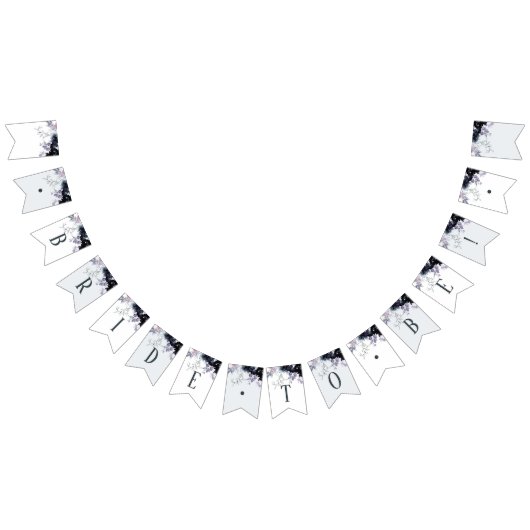 Nocturnal Floral Navy Bridge zu Brautparty Wimpelkette (Alle)