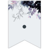 Nocturnal Floral Navy Bridge zu Brautparty Wimpelkette (Zweite Fahne)
