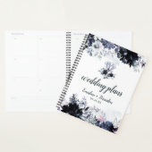 Nocturnal Floral Watercolor Chic Hochzeitspläne Planer (Anzeige)