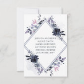 Nocturnal florale Hochzeiten Tischnummern (Rückseite)