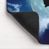 Nocturnal Flying Pig Mousepad (Ecke)