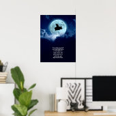 Nocturnal Flying Pig Poster (Heimbüro)