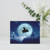 Nocturnal Flying Pig Postkarte (Stehend Vorderseite)