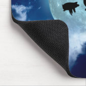 Nocturnal Flying Piglet Mousepad (Ecke)