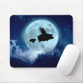 Nocturnal Flying Piglet Mousepad (Mit Mouse)
