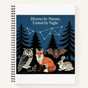 Nocturnal Forest Collective - Wissenschaftliche Ti Notizblock