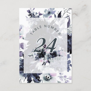 Nocturnal Gerahmt Chic Hochzeit Tischnummern