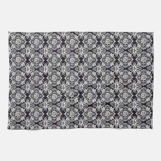Nocturnal Lace Geschirrtuch (Horizontal)