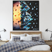 Nocturnal Leinwanddruck (Insitu (Schlafzimmer))