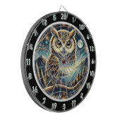 Nocturnal Majesty Owl Dartboard Design Dartscheibe (Vorderseite Links)