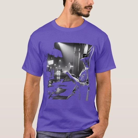 Nocturnal Secrets A Noir Street Reading friends T-Shirt (Vorderseite)