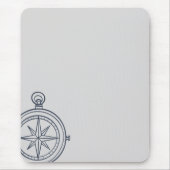 Nocturnal Study dark academia compass Mousepad (Vorne)