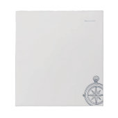 Nocturnal Study dark academia compass Notizblock (Vorderseite)