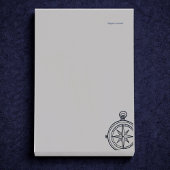 Nocturnal Study dark academia compass Post-it Klebezettel