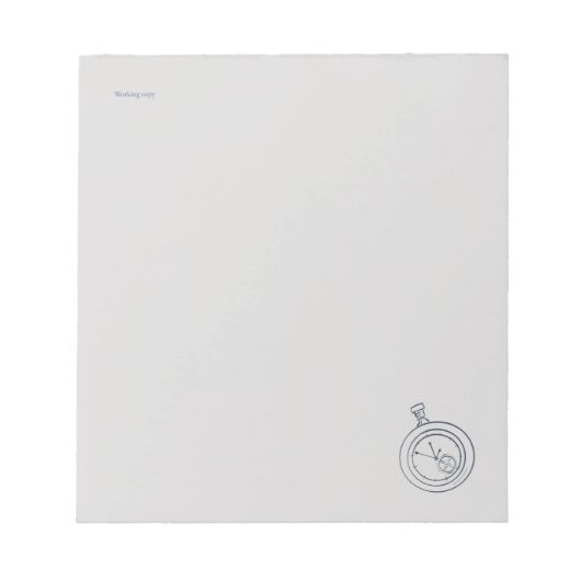 Nocturnal Study dark academia Pocket Watch    Notizblock (Vorderseite)