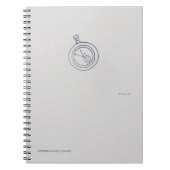 Nocturnal Study dark academia Pocket Watch Notizblock (Vorderseite)