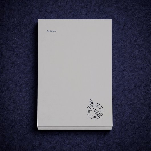 Nocturnal Study dark academia Pocket Watch    Post-it Klebezettel