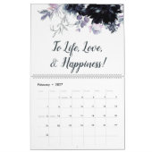 Nocturnal-Wasserfarbe Ihre benutzerdefinierten Anf Kalender (Feb 2027)