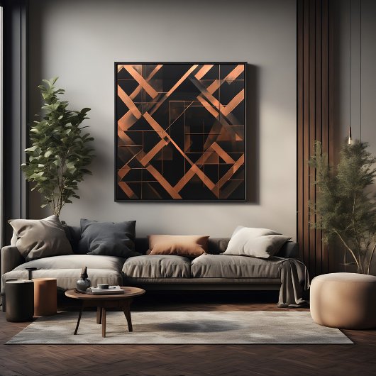 Nocturnale Bernstein-Geometrie Poster