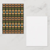 NOCTURNE 3.5x2.5 - flache Note Card/Vertikal Mitteilungskarte (Vorne/Hinten)