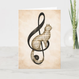  Nocturne  A study in music and silence Feiertagskarte