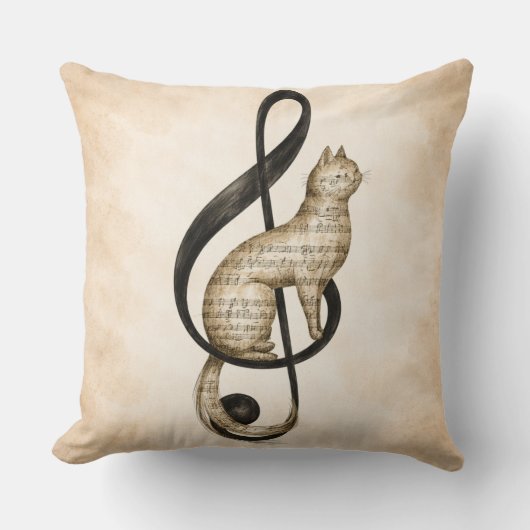  Nocturne  A study in music and silence Kissen (Vorderseite)