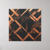 Nocturne Ammergeometrie Leinwanddruck (Vorderseite)