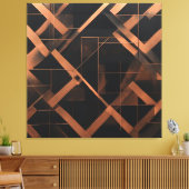 Nocturne Ammergeometrie Leinwanddruck (Insitu (Wohnzimmer))