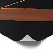 Nocturne Ammergeometrie Poster (Ecke)