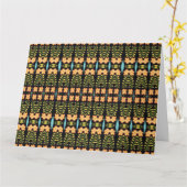 NOCTURNE Big Greeting Card / Horizontal Karte (Gelbe Blume)
