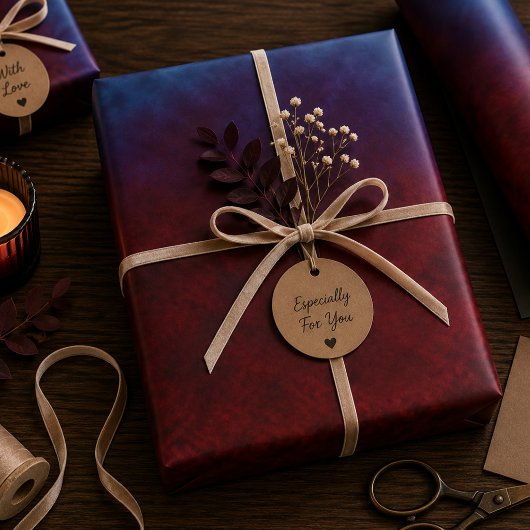 Nocturne der hohlen Flamme Geschenkpapier Set