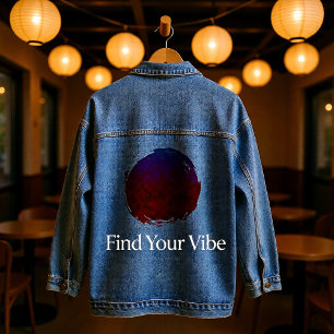 Nocturne der hohlen Flamme Jeansjacke