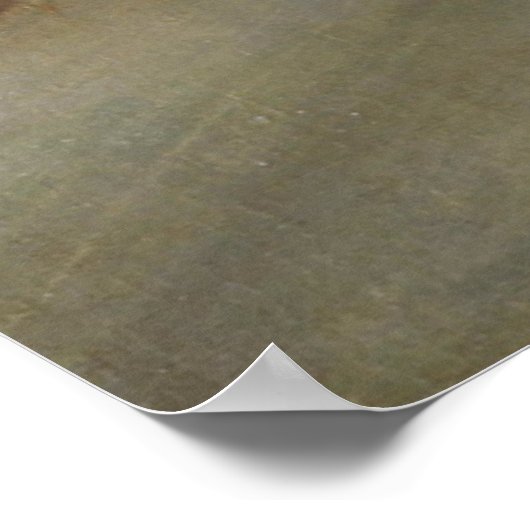 Nocturne Grau und Gold Snow in Chelsea by Whistler Poster (Ecke)