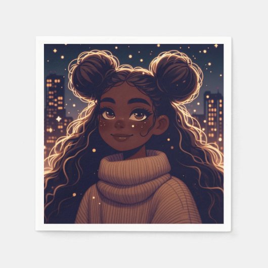 Nocturne Hue Serviette (Vorderseite)