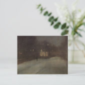 Nocturne in Grau und Gold von Whistler Postkarte (Stehend Vorderseite)