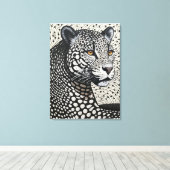 nocturne in Ivory Pulse Leinwanddruck (Insitu (Holzboden))