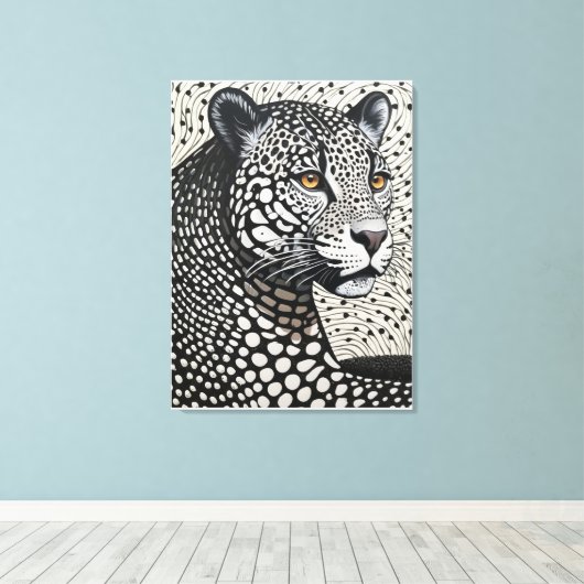 nocturne in Ivory Pulse Leinwanddruck (Insitu (Holzboden))