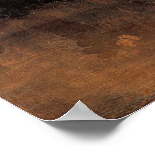 Nocturne in Schwarz und Gold die abfallende Rakete Poster (Ecke)