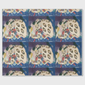 NOCTURNE MIT MASKEN / Art Déco Venezianische Masqu Geschenkpapier (Flach)