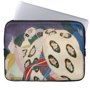 NOCTURNE MIT MASKEN / Art Déco Venezianische Masqu Laptopschutzhülle