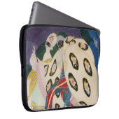 NOCTURNE MIT MASKEN / Art Déco Venezianische Masqu Laptopschutzhülle (Vorne Rechts)