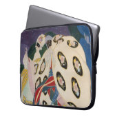 NOCTURNE MIT MASKEN / Art Déco Venezianische Masqu Laptopschutzhülle (Vorderseite Links)