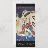 NOCTURNE MIT MASKS ,MARDI GRAS MASQUERADE BALL EINLADUNG (Vorderseite)