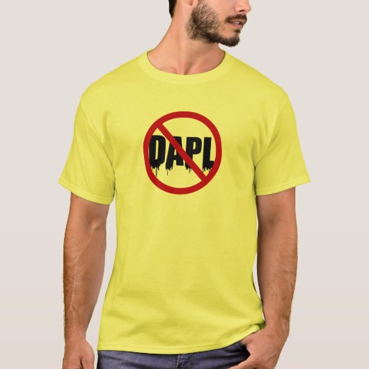 #NoDAPL T-Shirt (Vorderseite)