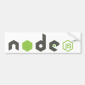 Node.js - Licht Autoaufkleber (Vorne)