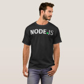 Node js T-Shirt für Entwickler (Vorne ganz)