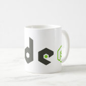 NodeJS! Kaffeetasse (VorderseiteRechts)