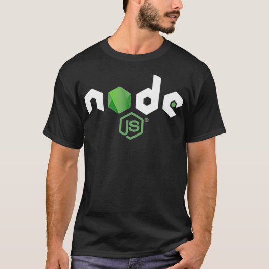 Nodejs Pocket für JavaScript-Entwickler T-Shirt (Vorderseite)