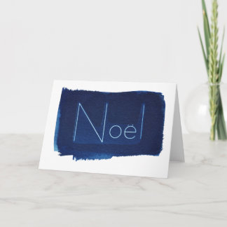 Noël Cyanotype Feiertagskarte